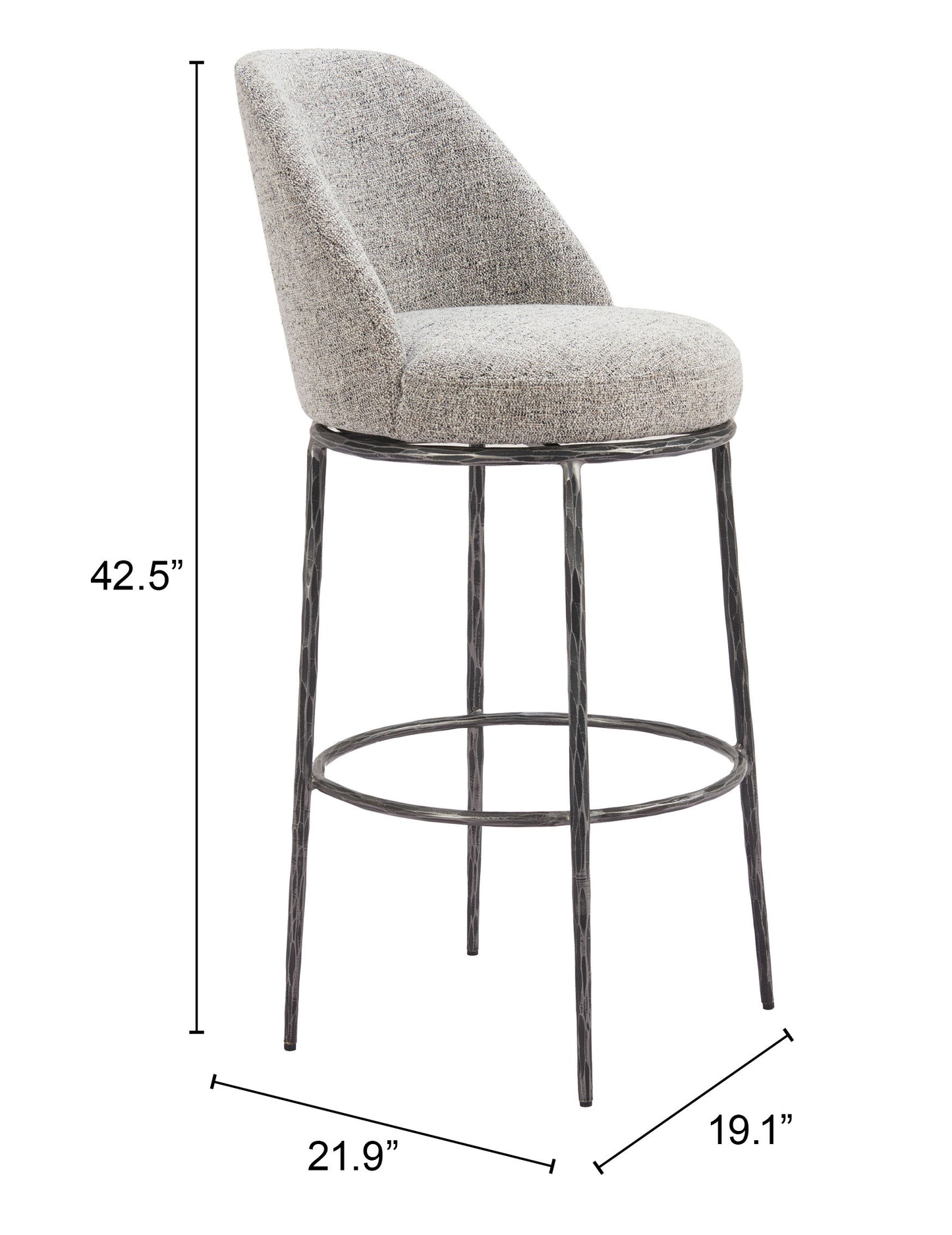 Nordhavn Swivel Barstool