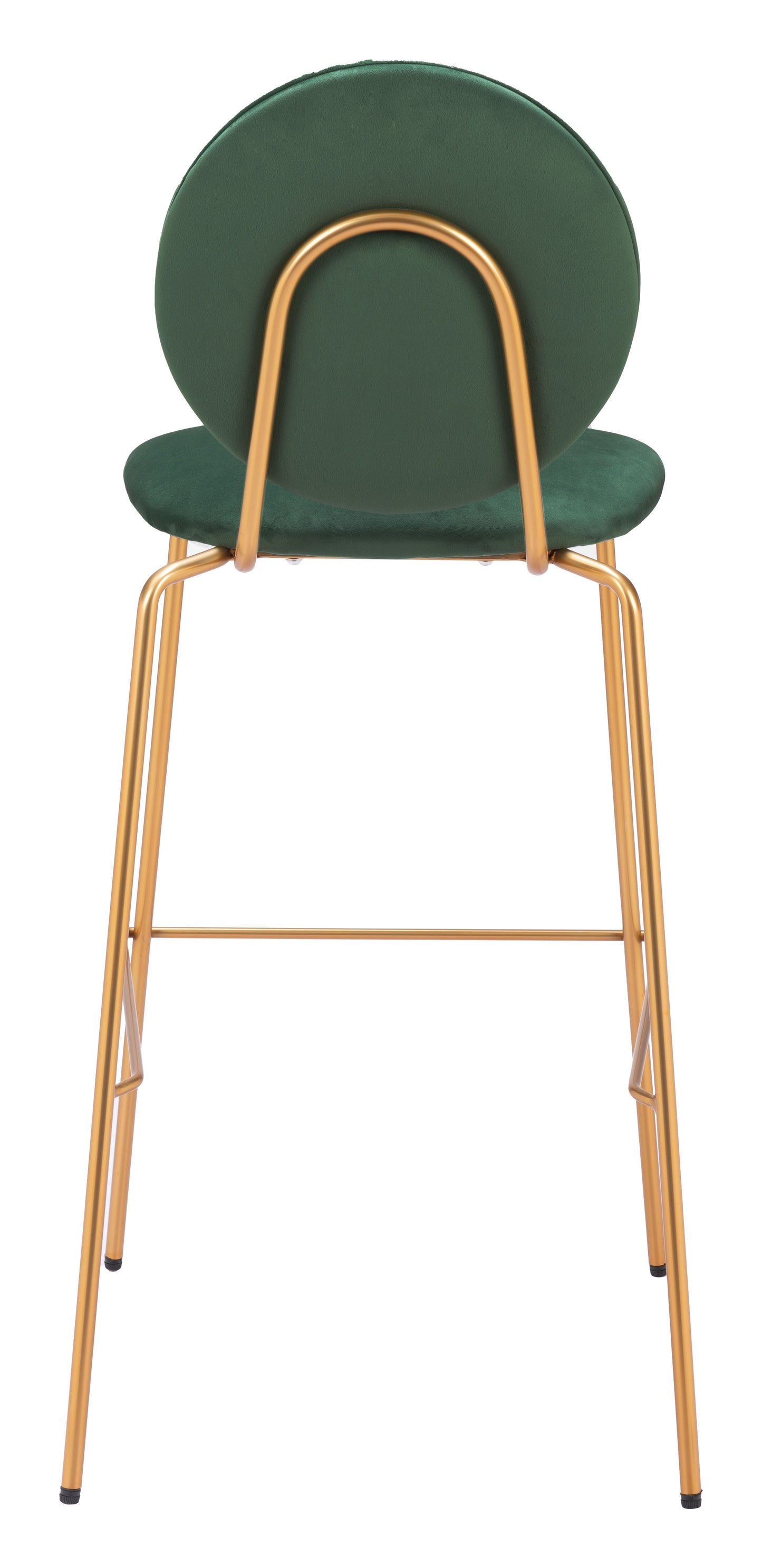 Odessa Barstool Green & Gold