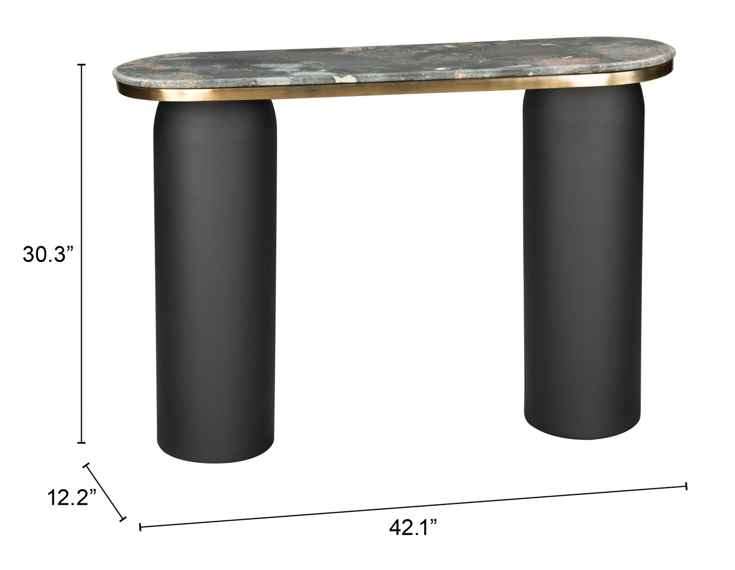 Luxor Console Table Multicolor