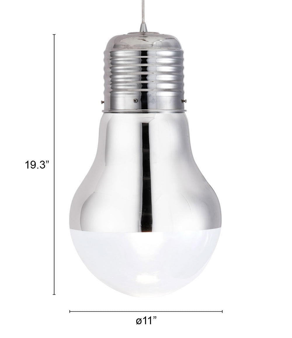 Gilese Ceiling Lamp Chrome