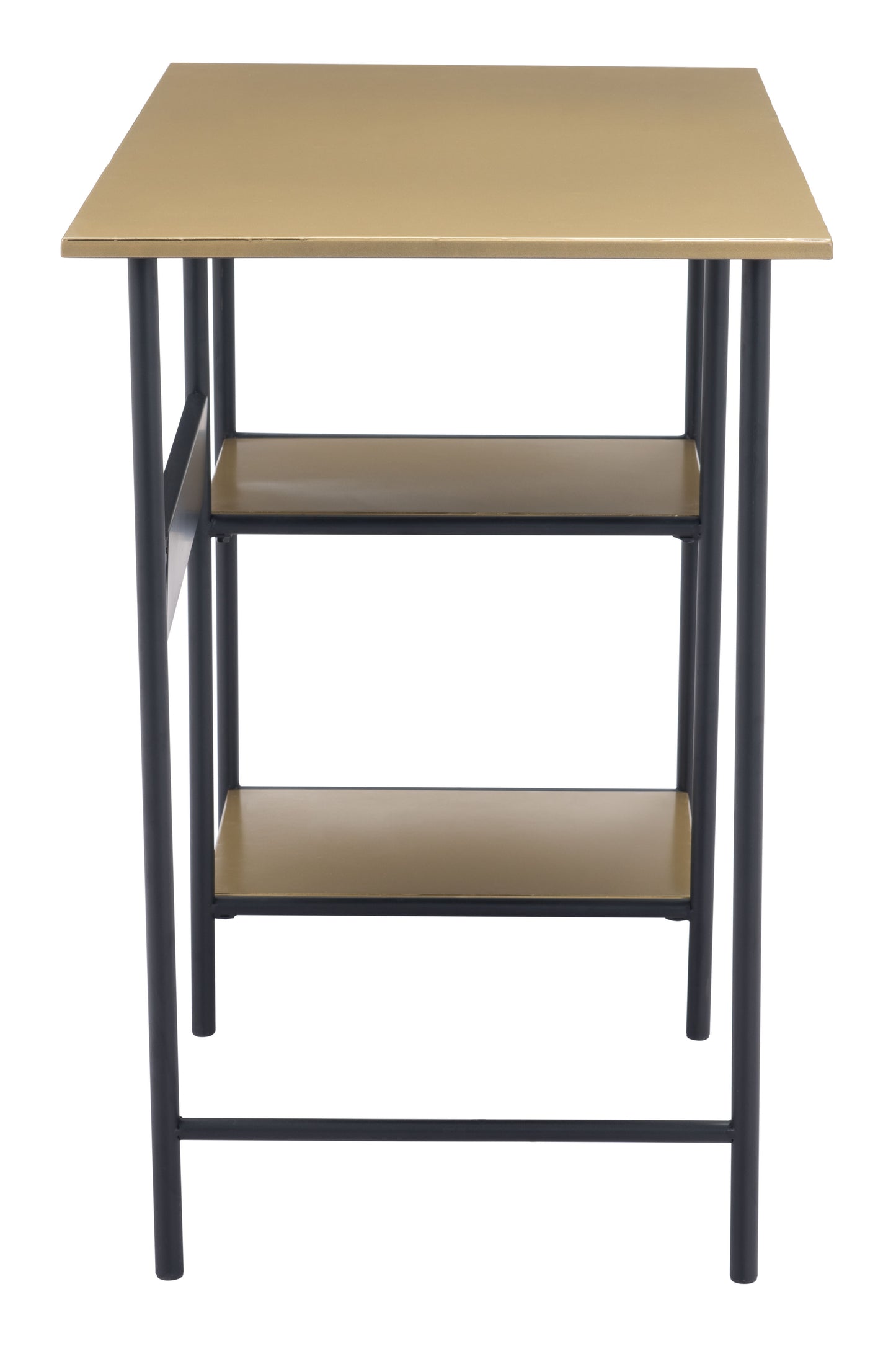 Harris Desk Brass & Black