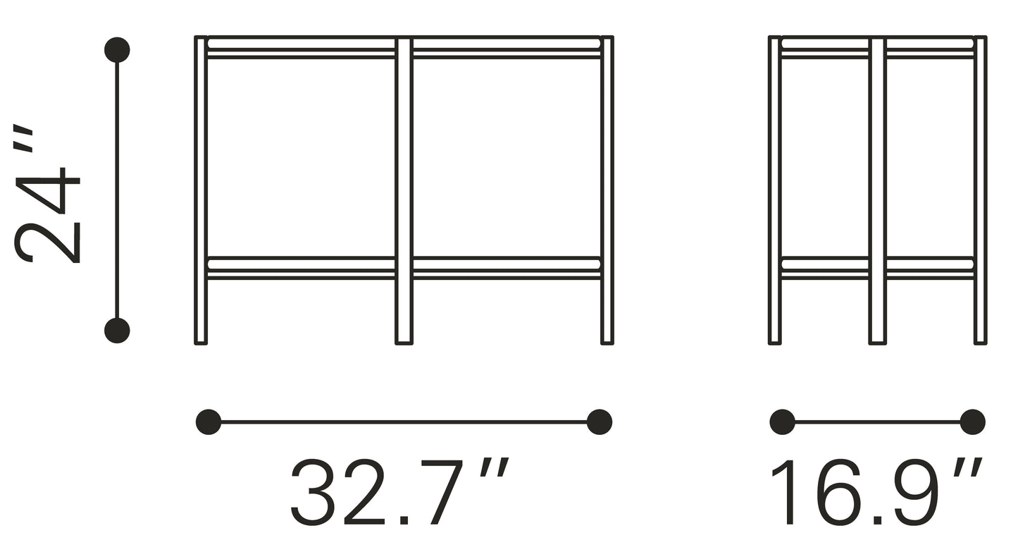 Benjamin Coffee Table Brass