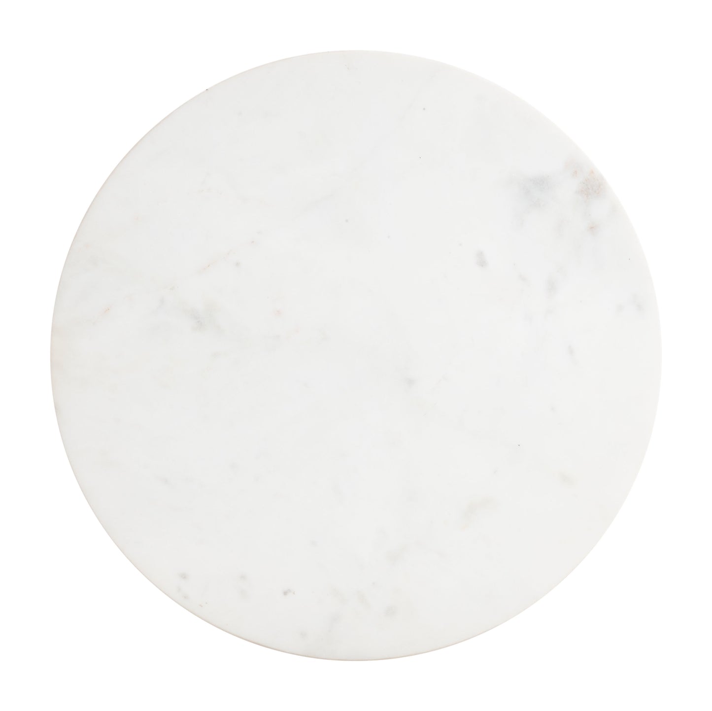 Mazara Side Table White & Natural