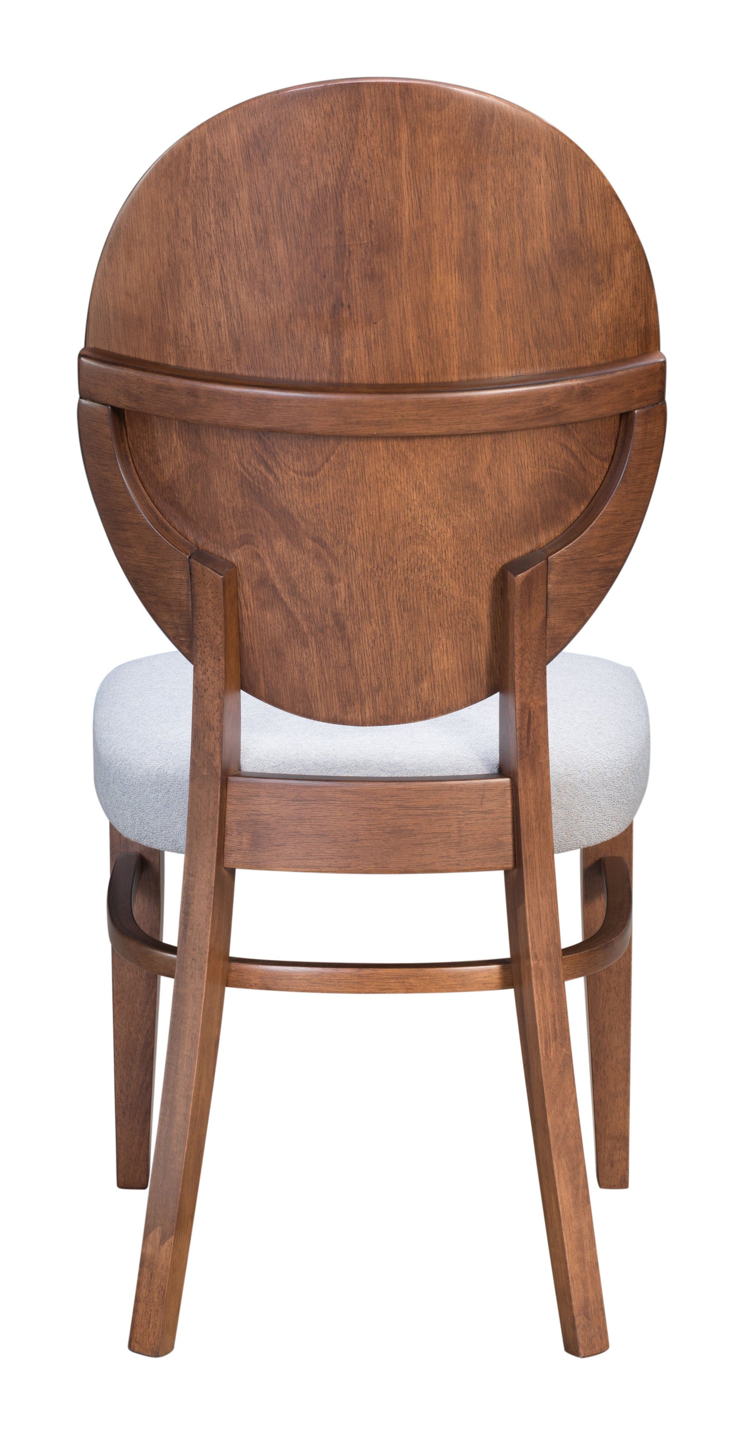 Regents Dining Chair Walnut & Light Gray