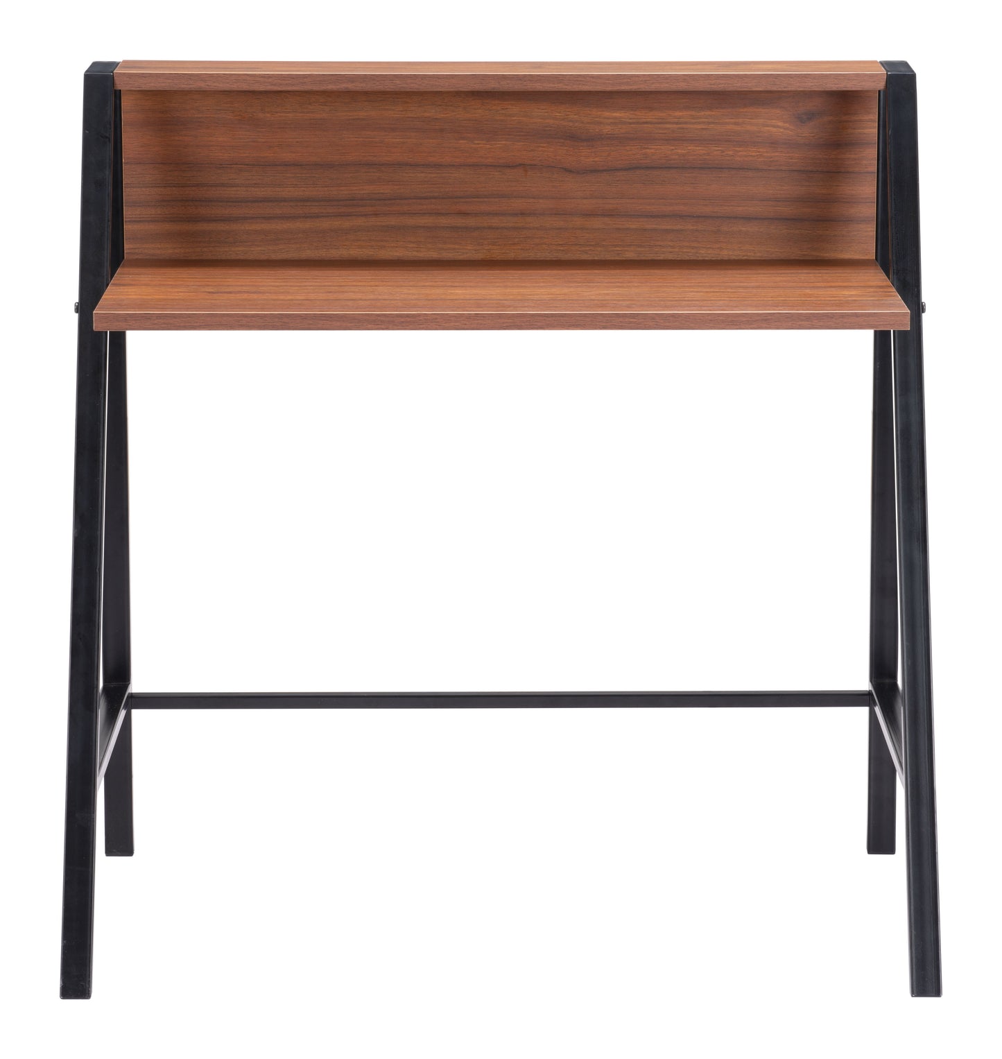 Poland Desk Walnut & Black