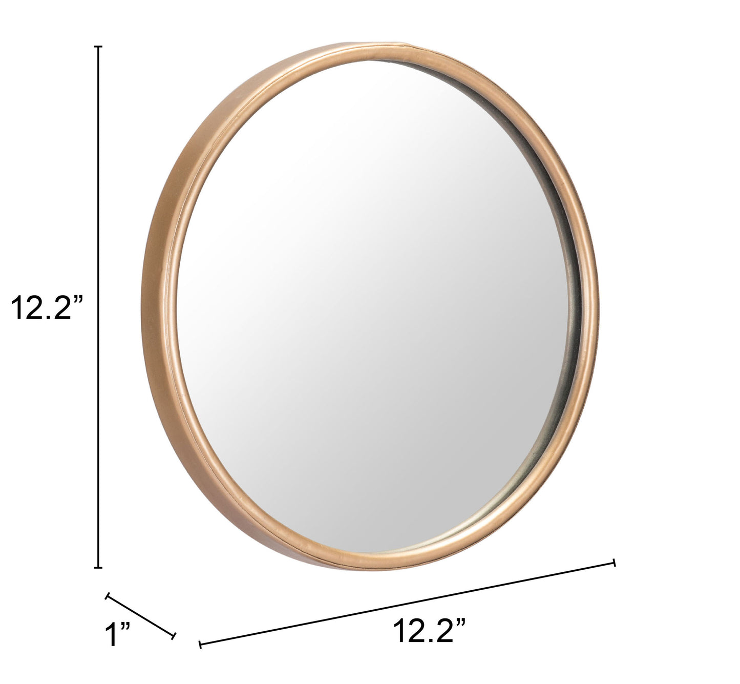 Ogee Small Mirror Gold