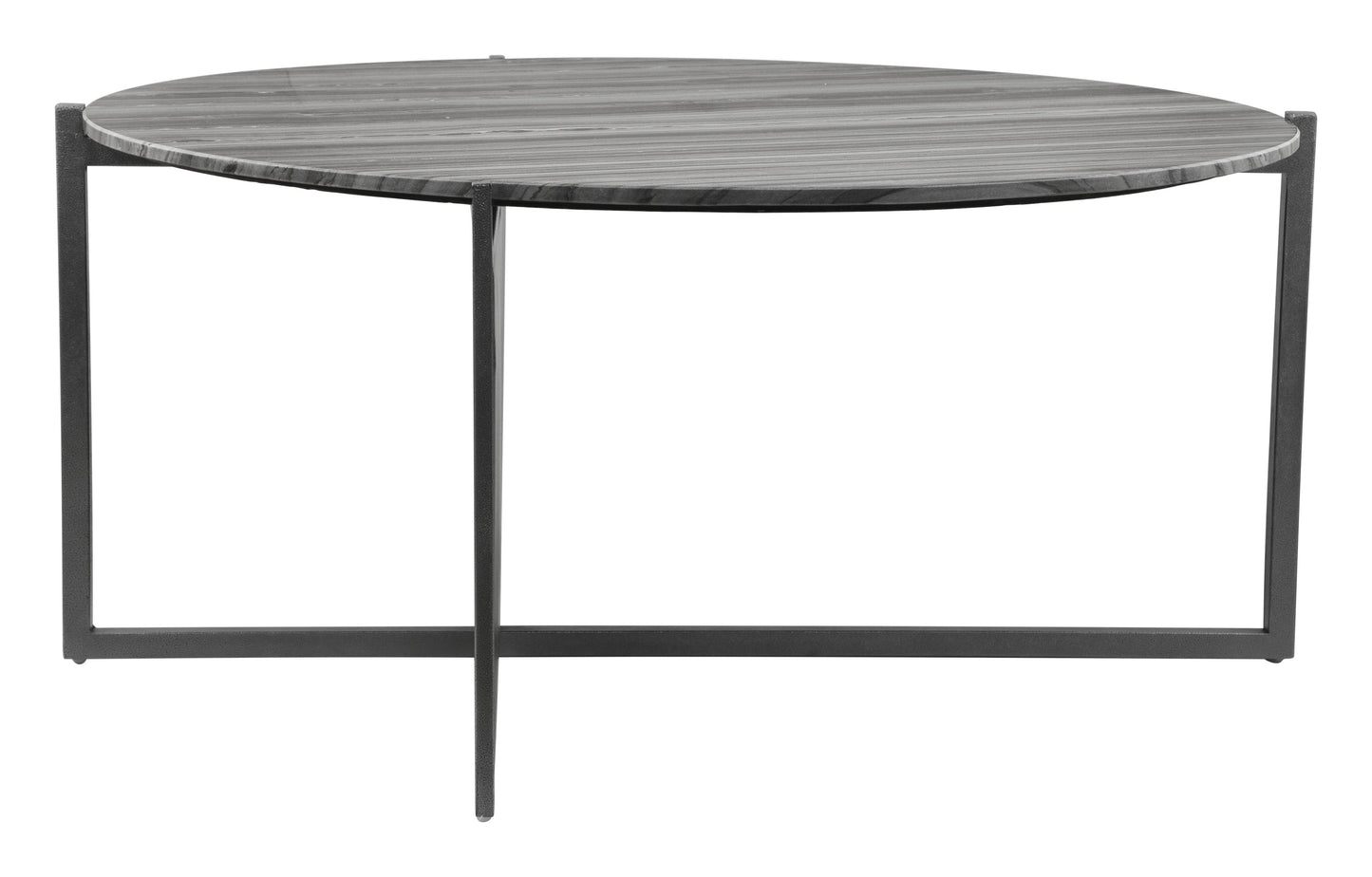 Mcbride Coffee Table Gray & Black