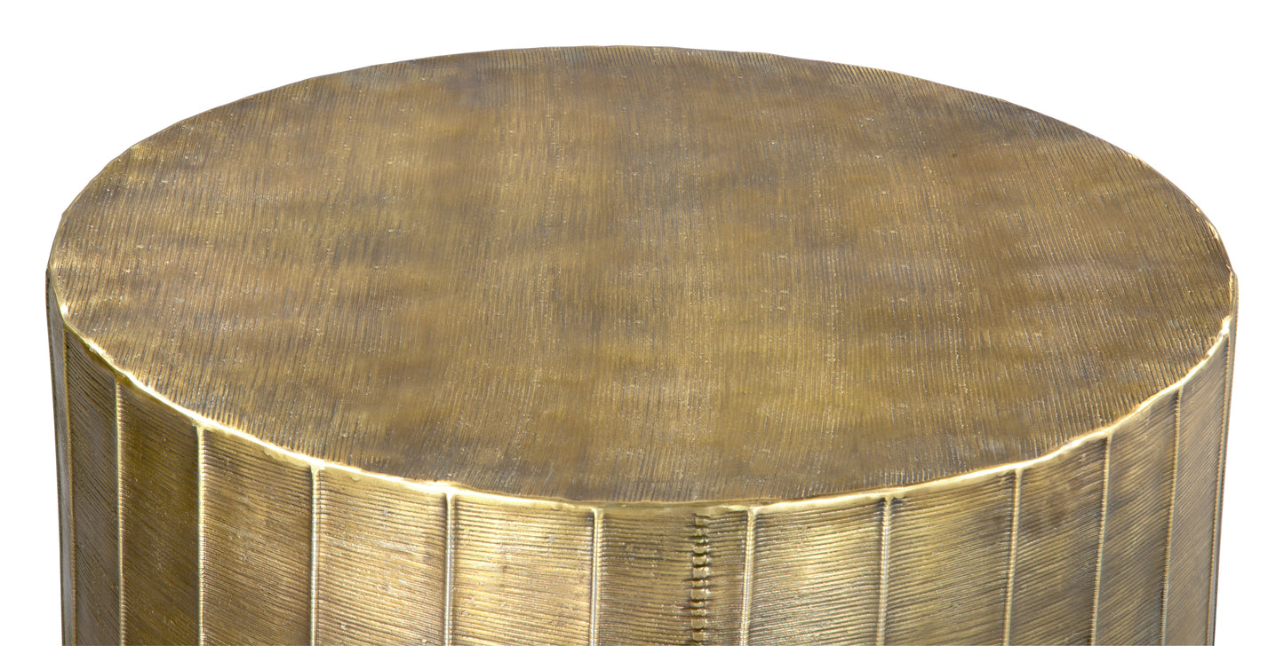 Chris Coffee Table Antique Brass