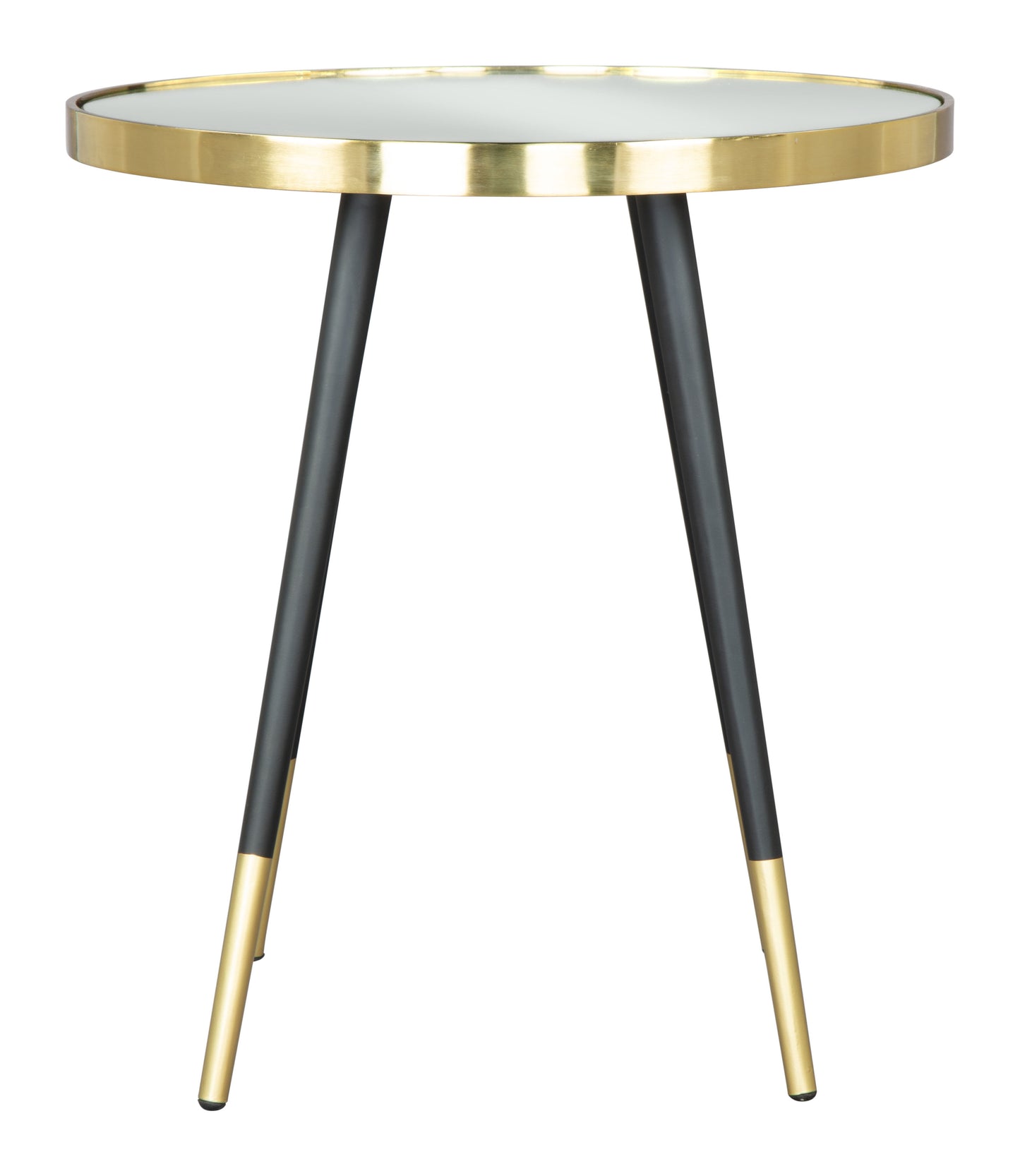 Particle Side Table Gold & Black