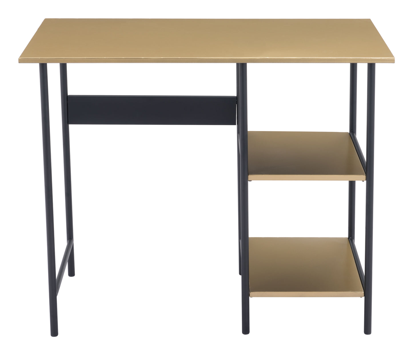Harris Desk Brass & Black
