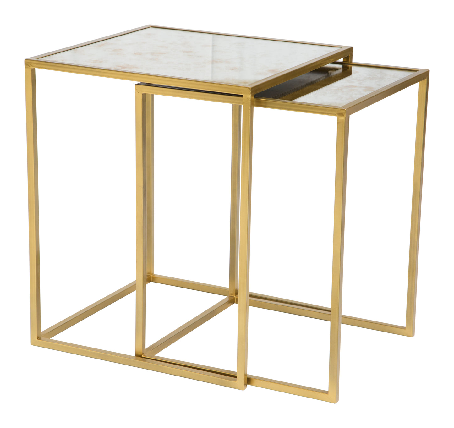 Calais Nesting Tables Gold