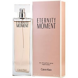 Eternity Moment By Calvin Klein Eau De Parfum Spray 3.4 Oz
