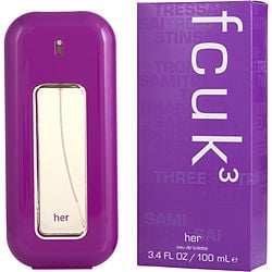 Fcuk 3 By French Connection Edt Spray 3.4 Oz