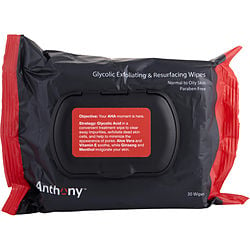 Glycolic Exfoliating & Resurfacing Wipes  --30 Wipes