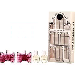 Viktor & Rolf Variety By Viktor & Rolf 4 Piece Mini Variety With 2 X Flowerbomb Eau De Parfum 0.24 Oz & 2 X Bonbon Eau De Parfum 0.24 Oz And All Are Minis