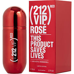 212 Vip Rose By Carolina Herrera Eau De Parfum Spray 2.7 Oz (red Edition)