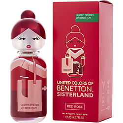Benetton Sisterland Red Rosee By Benetton Edt Spray 2.7 Oz