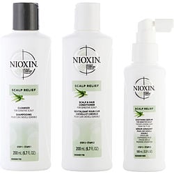 Scalp Relief 3 Piece Set (cleanser 6.7oz, Conditioner 6.7oz, Serum 3.3oz)