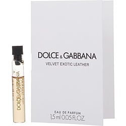 Dolce & Gabbana Velvet Exotic Leather By Dolce & Gabbana Eau De Parfum Vial On Card