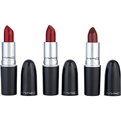 Mac Lipstick X 3 Travel Exclusive: Cockney + Lady Bug + Fresh Moroccan By Mac