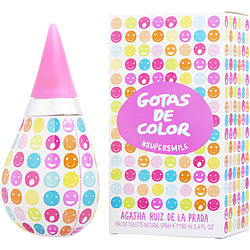 Agatha Ruiz De La Prada Gotas De Color Supersmile By Agatha Ruiz De La Prada Edt Spray 3.4 Oz
