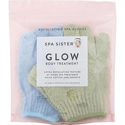 Spa Accessories Spa Sister Twin Exfoliating Gloves Treatment (sage & Blue) By Spa Accessories