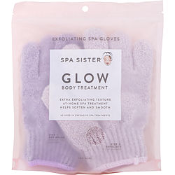 Spa Accessories Spa Sister Twin Exfoliating Gloves Treatment (violet & Lavender) By Spa Accessories