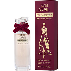 Naomi Campbell Pret A Porter Absolute Velvet By Naomi Campbell Eau De Parfum Spray 1 Oz