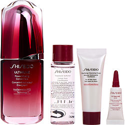 Global Age Defense Program: Ultimune Power Infusing Concentrate 50ml + Clarifying Cleansing Foam 15ml + Treatment Softener 30ml + Ultimune Power Infusing Eye Concentrate 3ml --4pcs