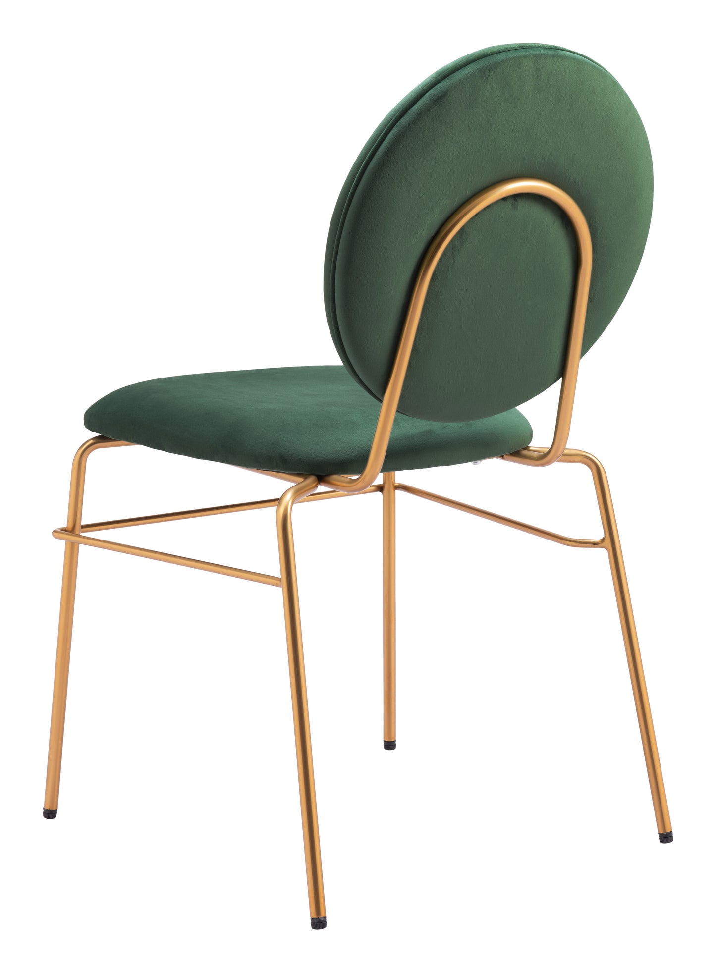 Odessa Dining Chair Green & Gold