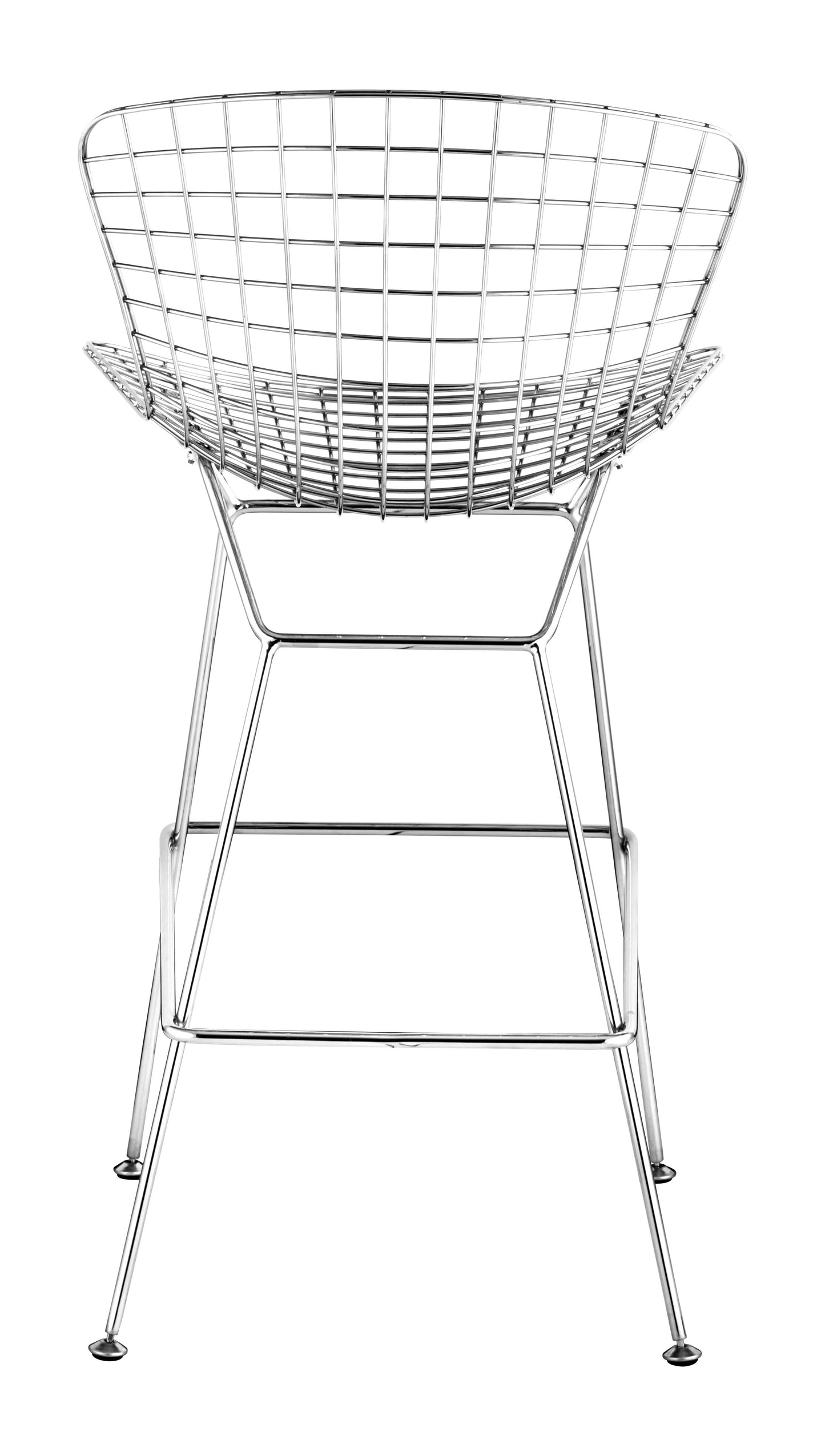 Wire Barstool Chrome