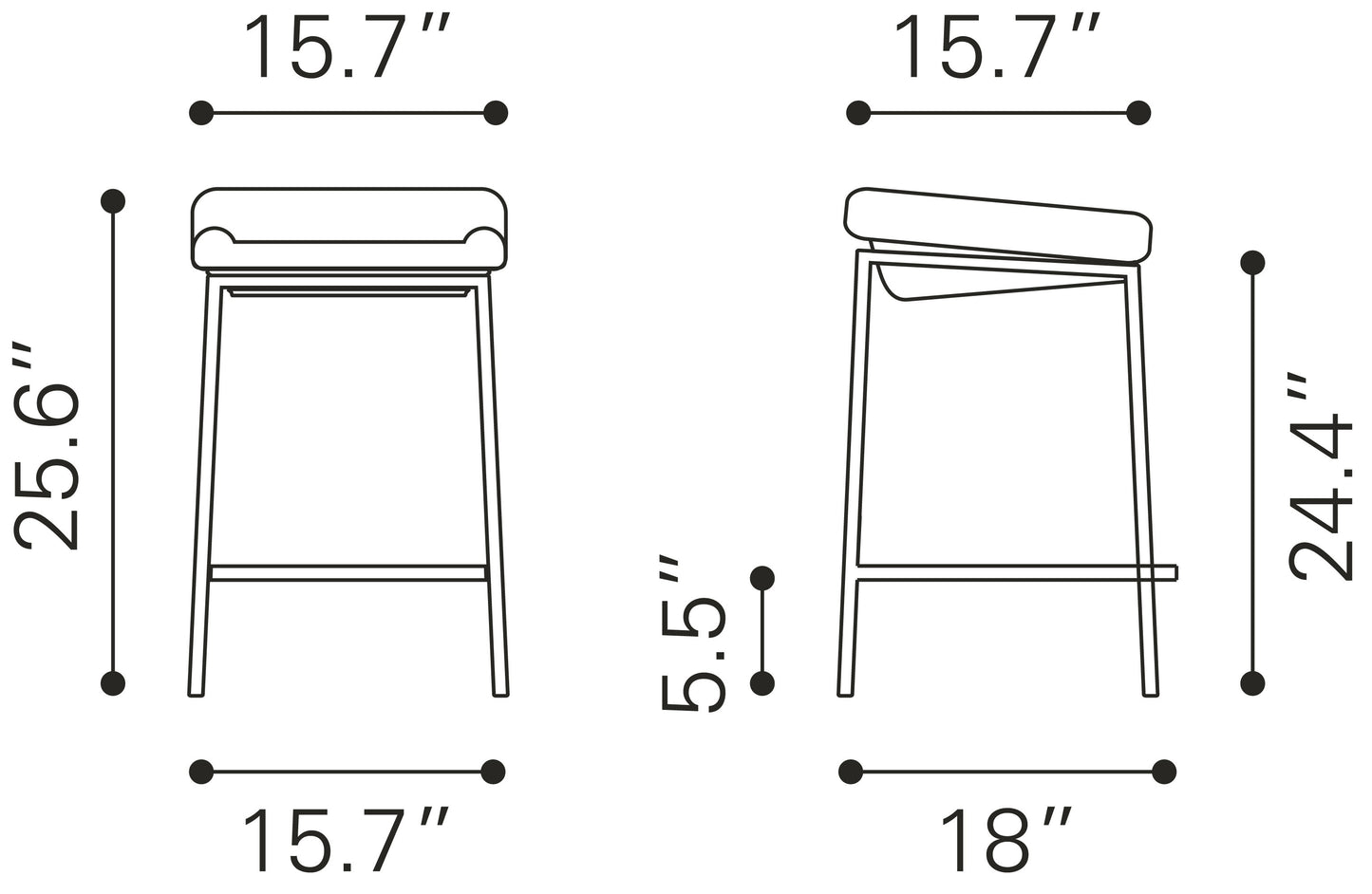 Lids Counter Stool