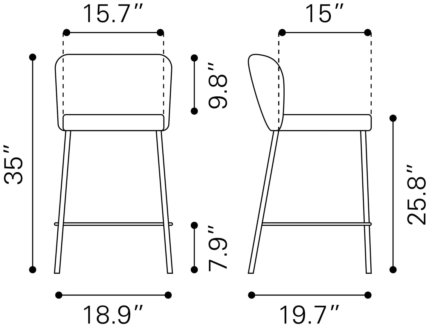 Linz Counter Stool