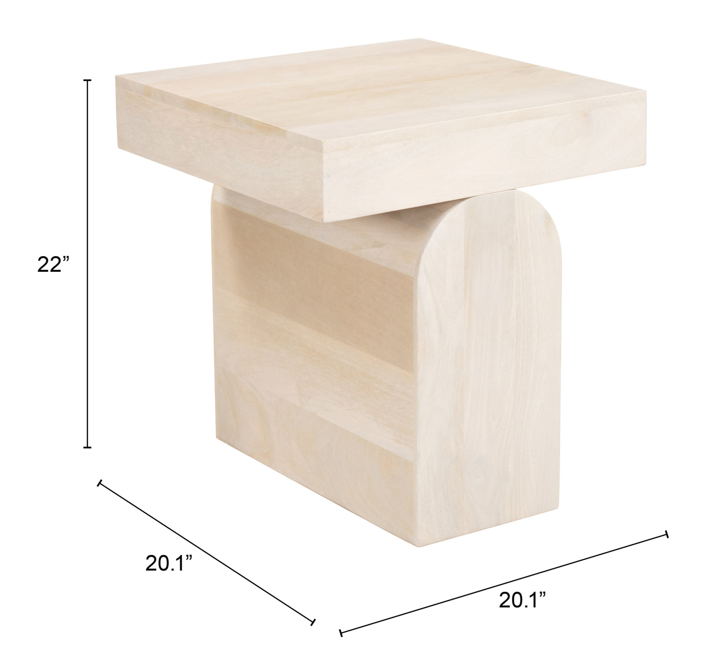 Kiel Side Table Natural