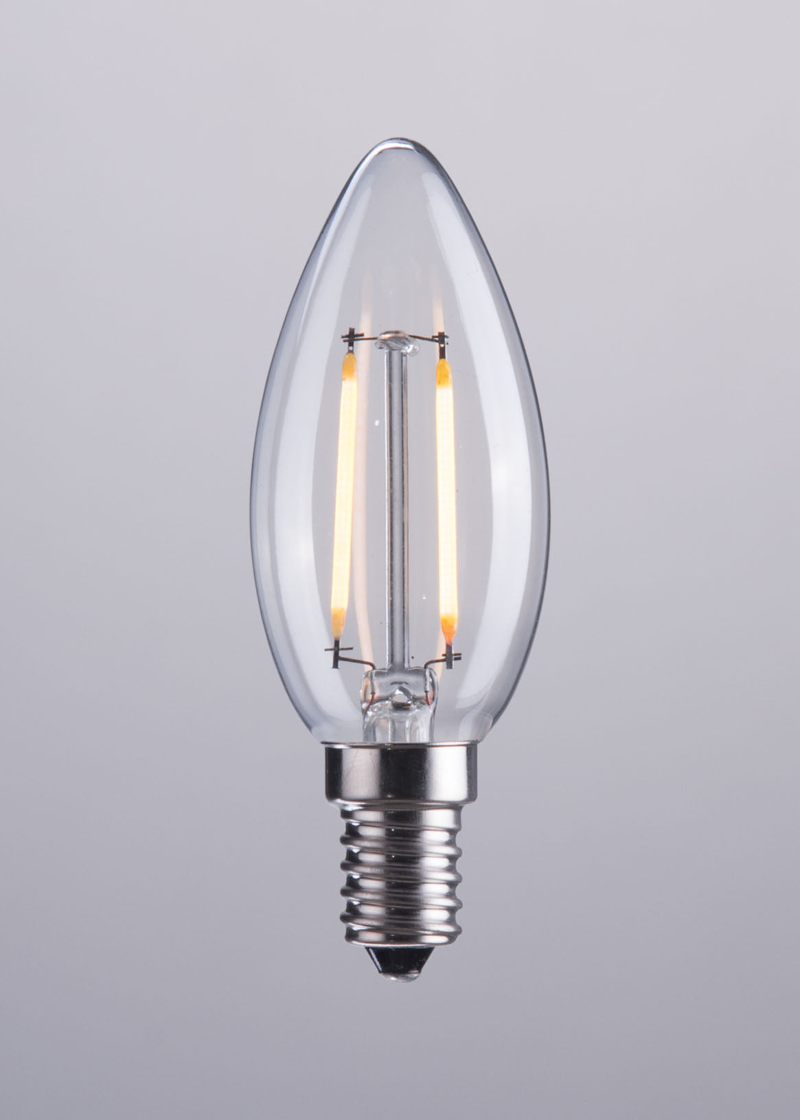 E12 Type B 2W 98x35mm LED Light Bulb Clear