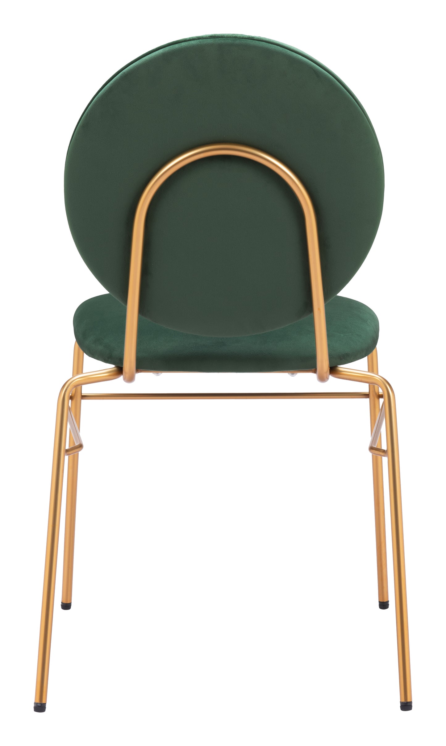 Odessa Dining Chair Green & Gold