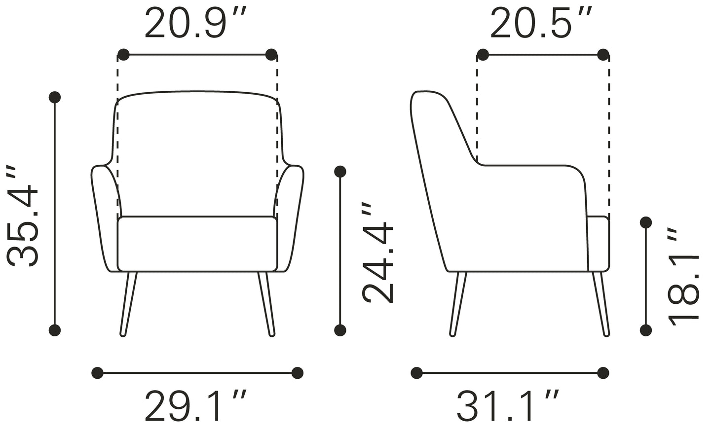 Tasmania Accent Chair