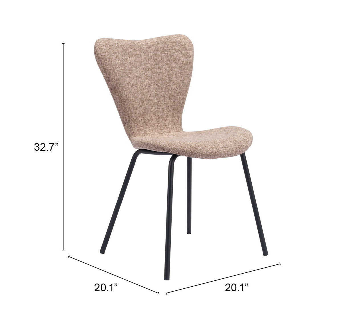 Tollo Dining Chair Brown