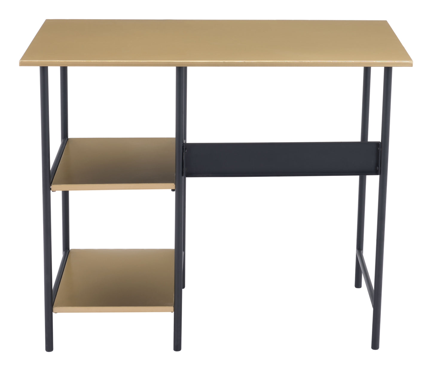 Harris Desk Brass & Black