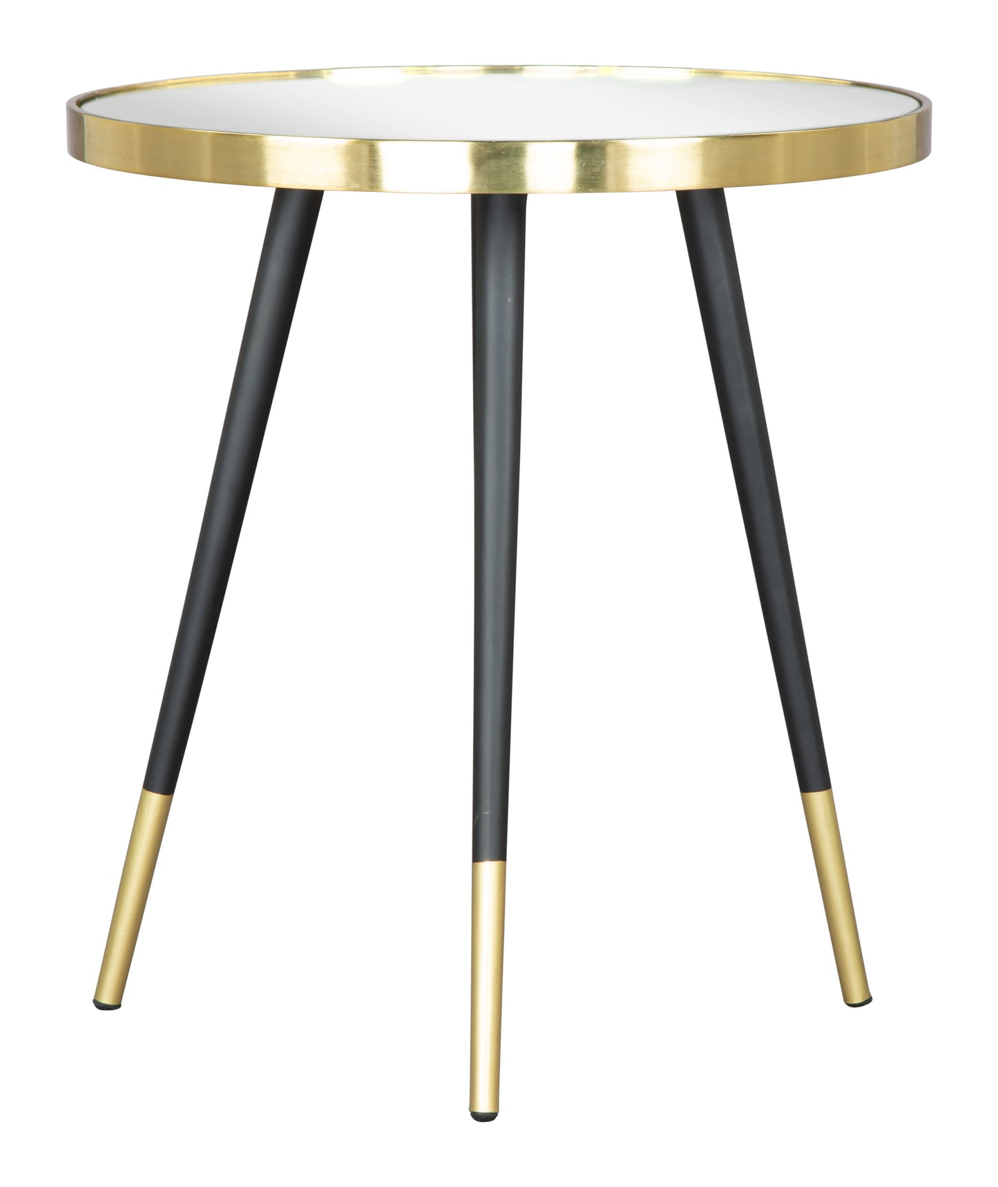 Particle Side Table Gold & Black