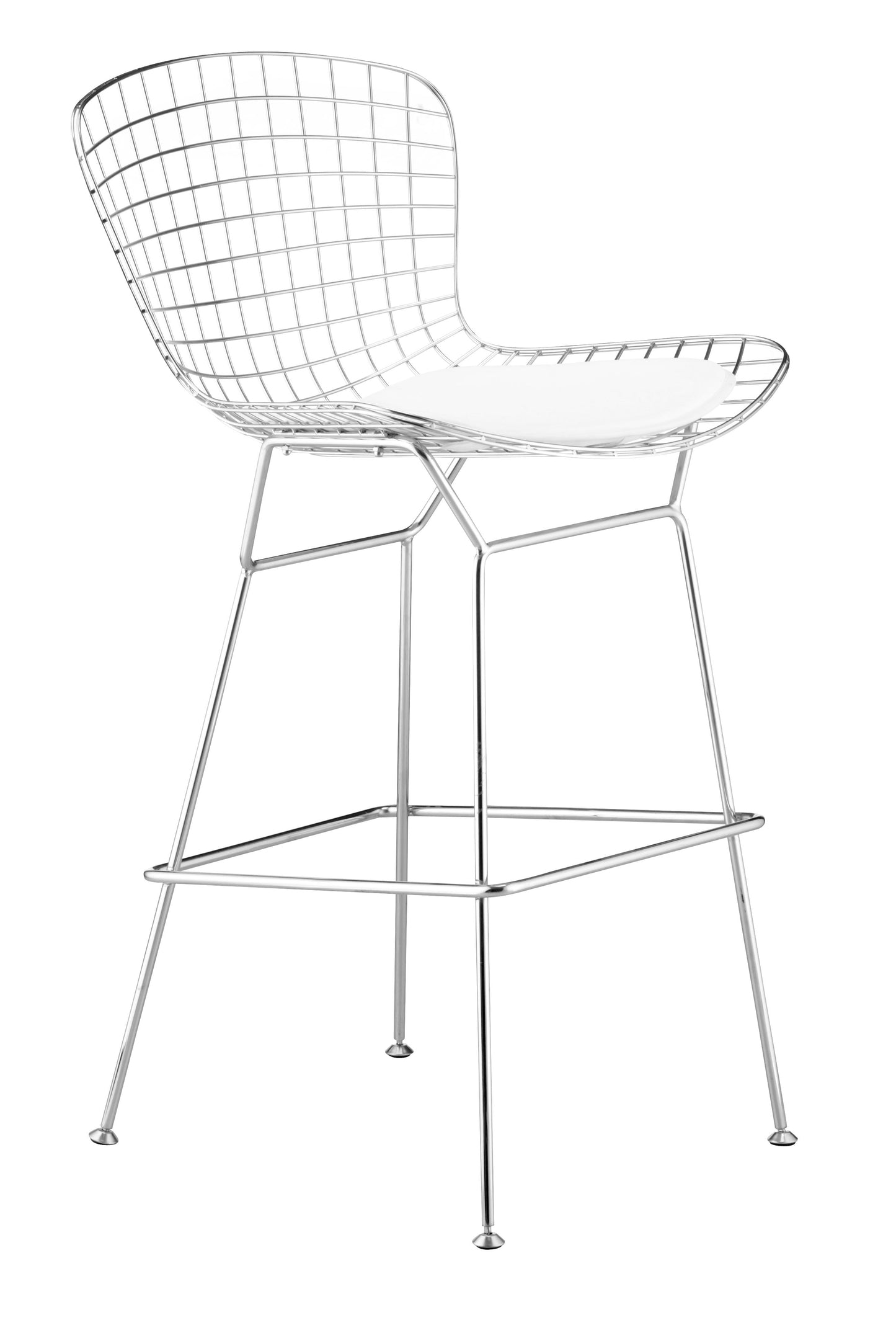 Wire Barstool Chrome