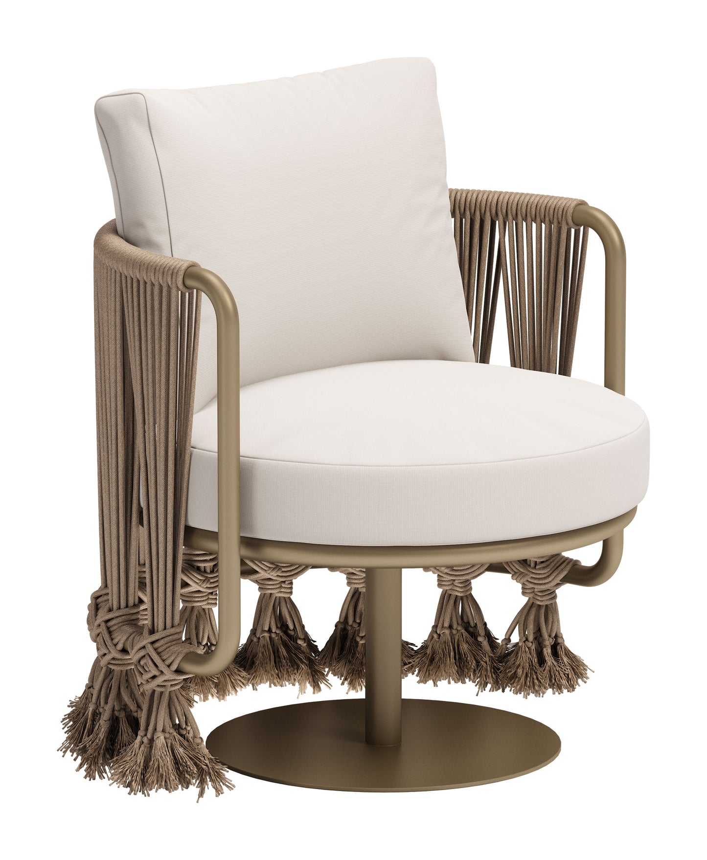 Uzel Accent Chair White