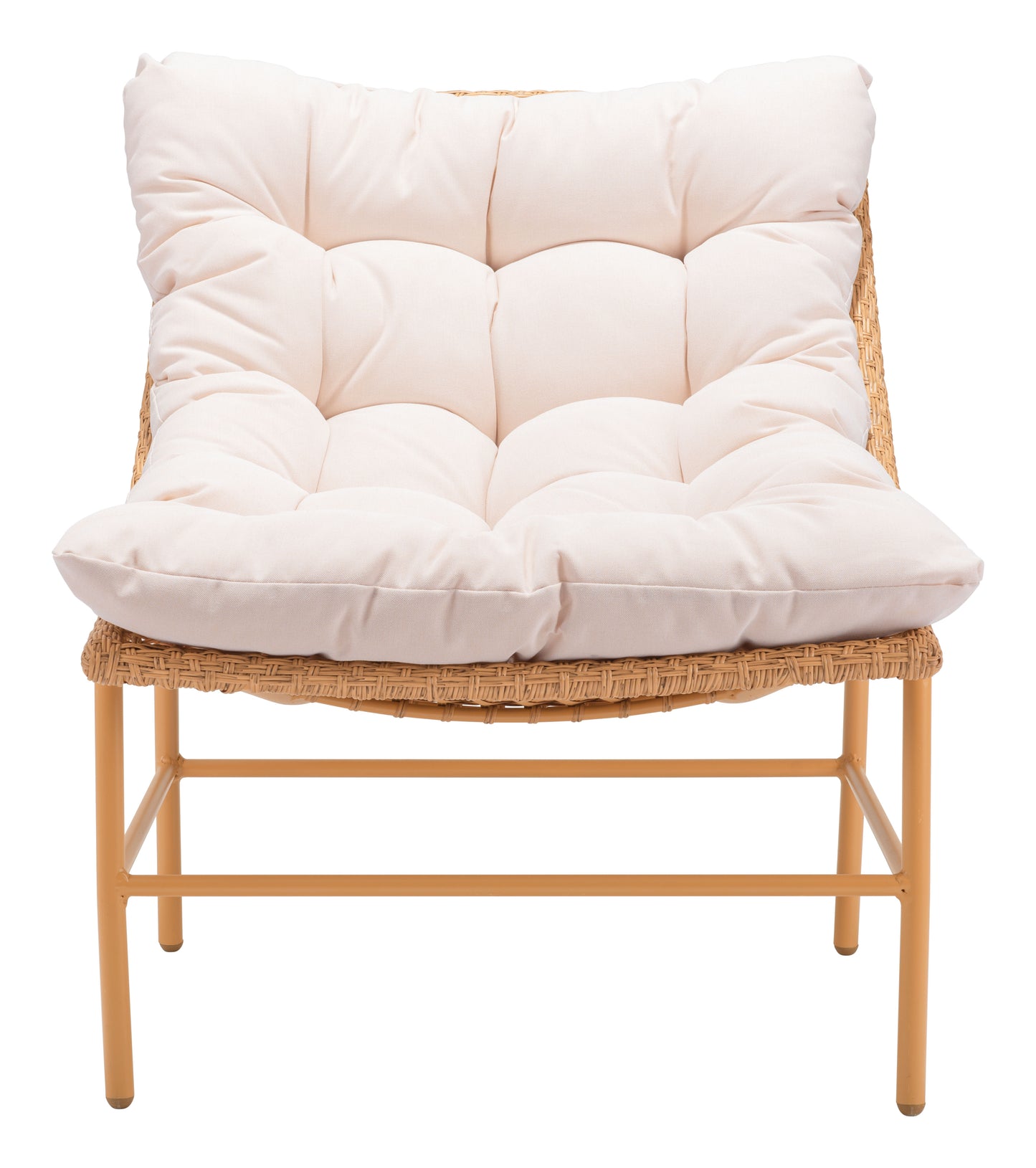 Merilyn Accent Chair Beige & Natural