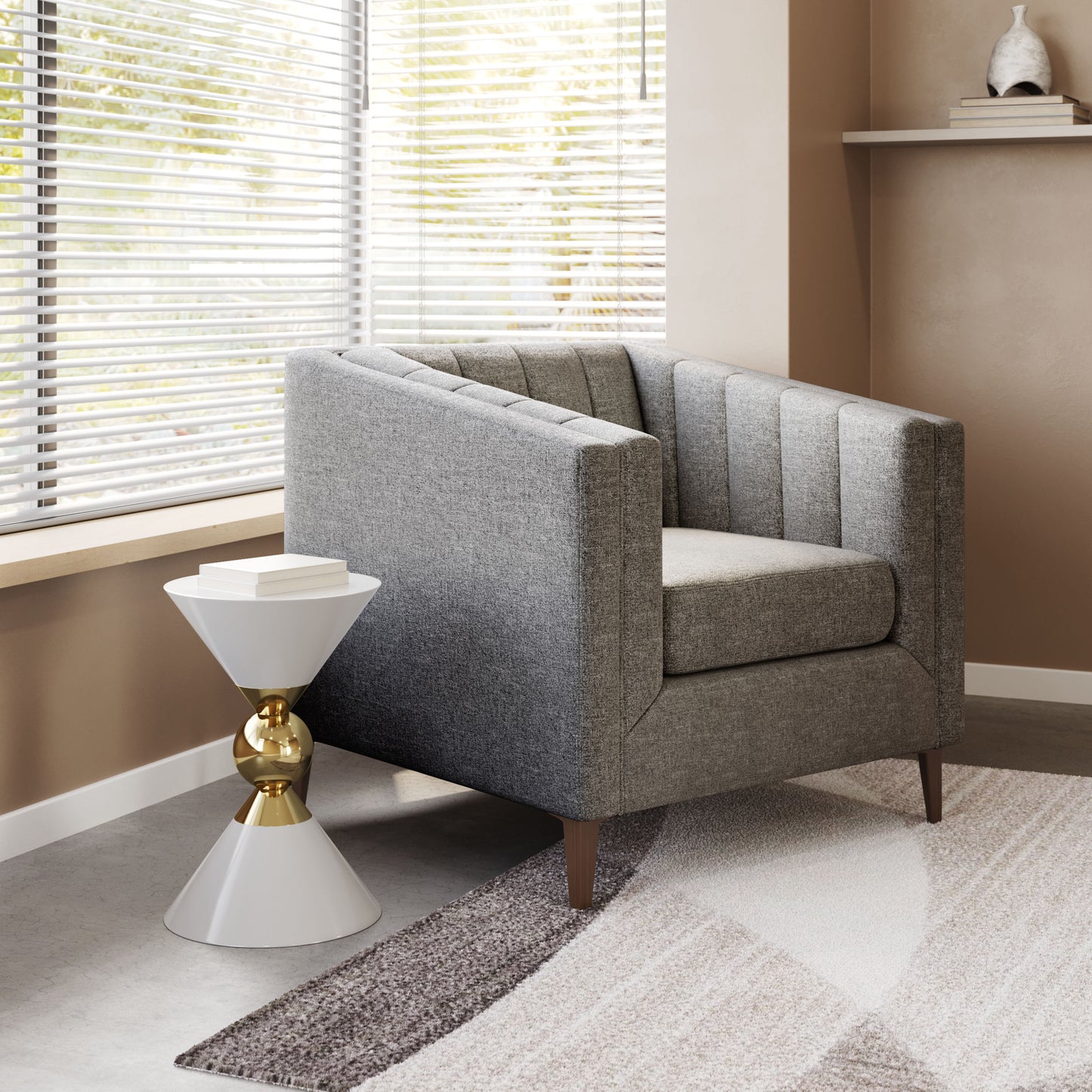 Nantucket Armchair Dark Gray