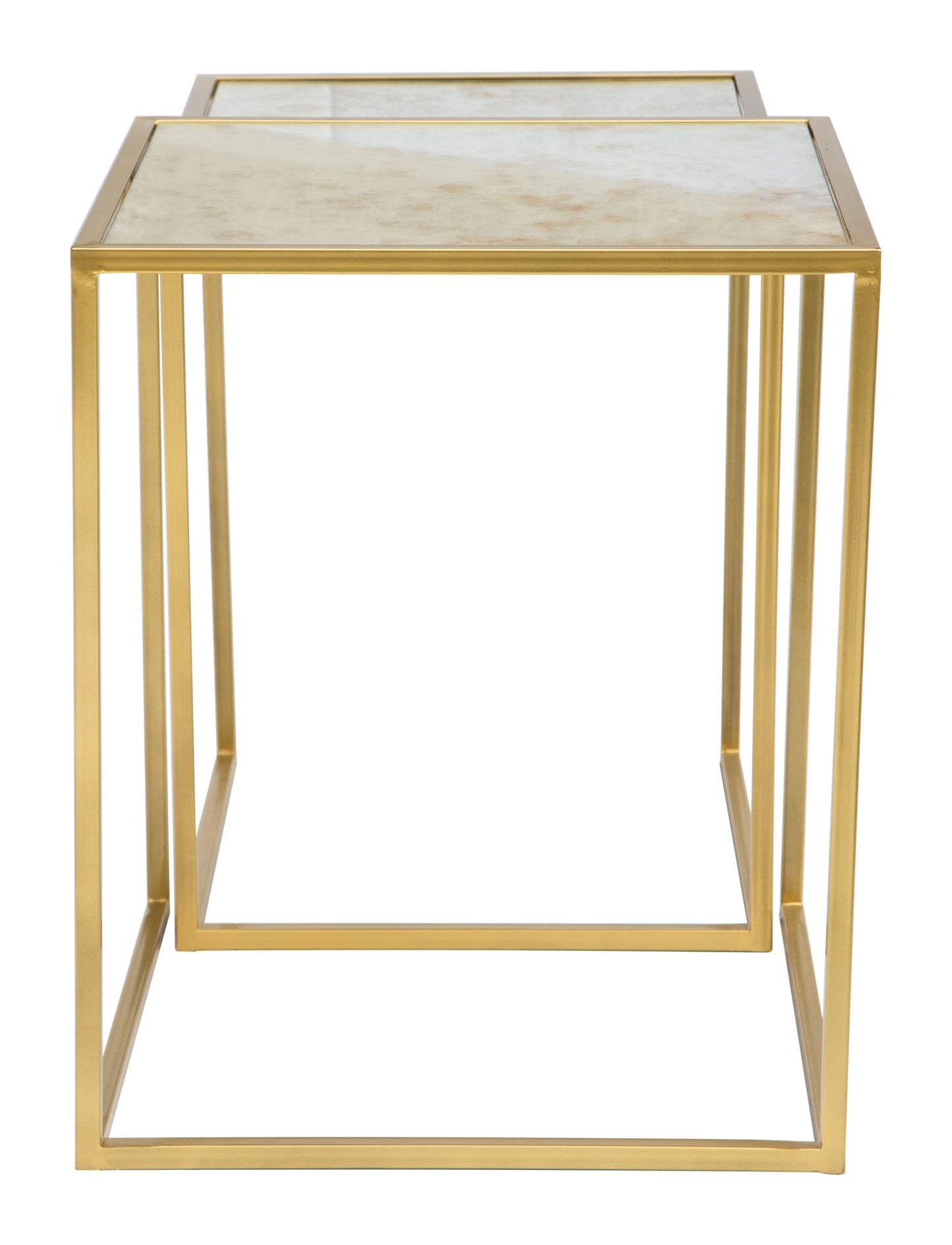 Calais Nesting Tables Gold