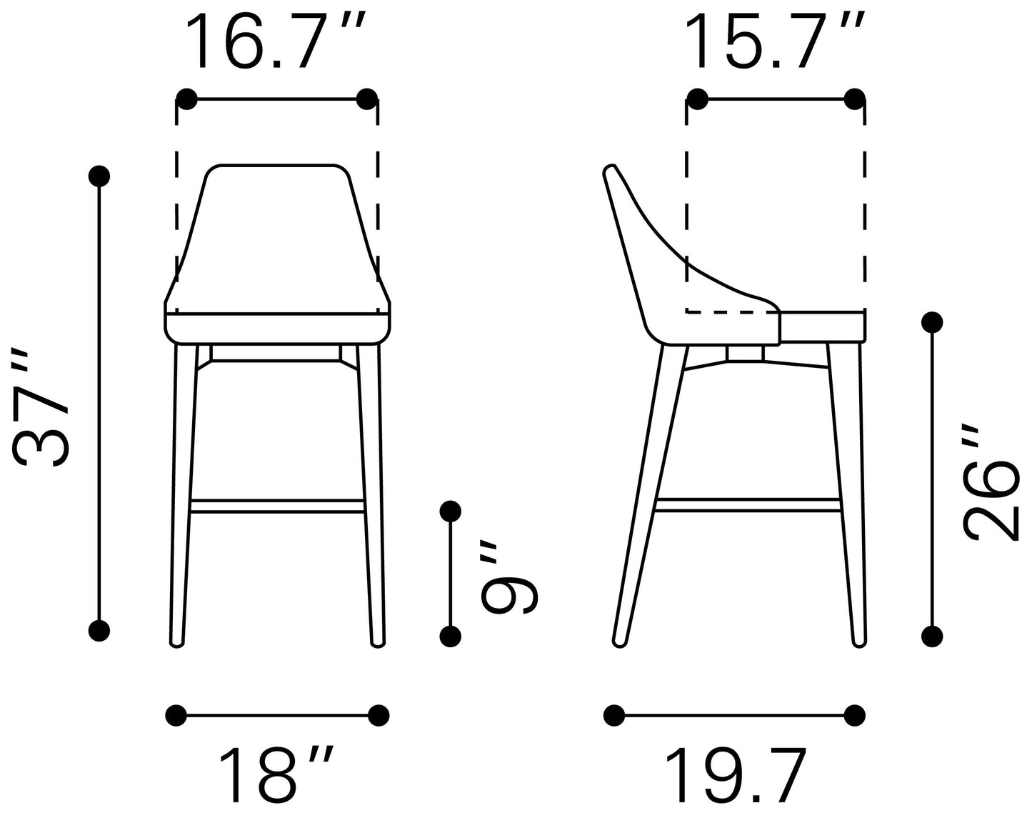 Moor Counter Stool