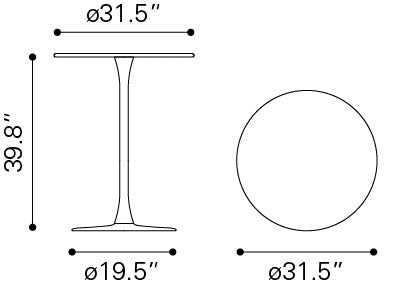 Soleil Bar Table