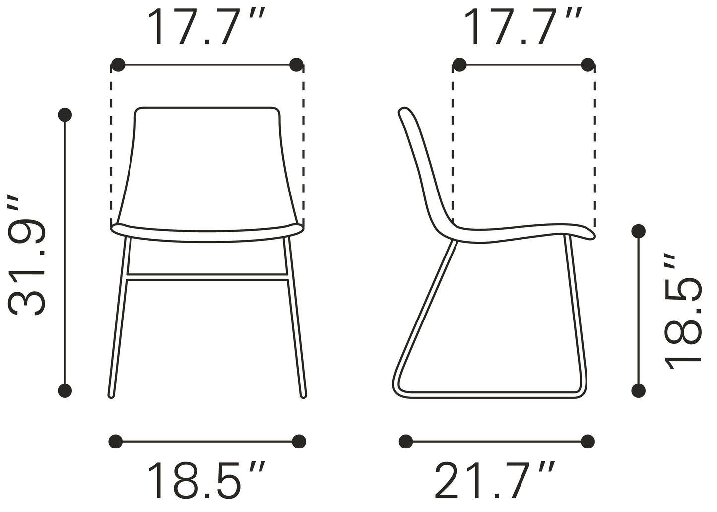 Jack Dining Chair Vintage