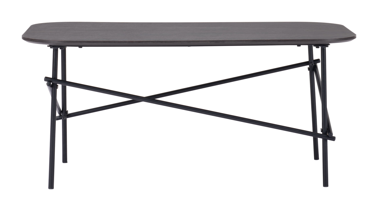 Ireland Coffee Table Dark Brown & Black