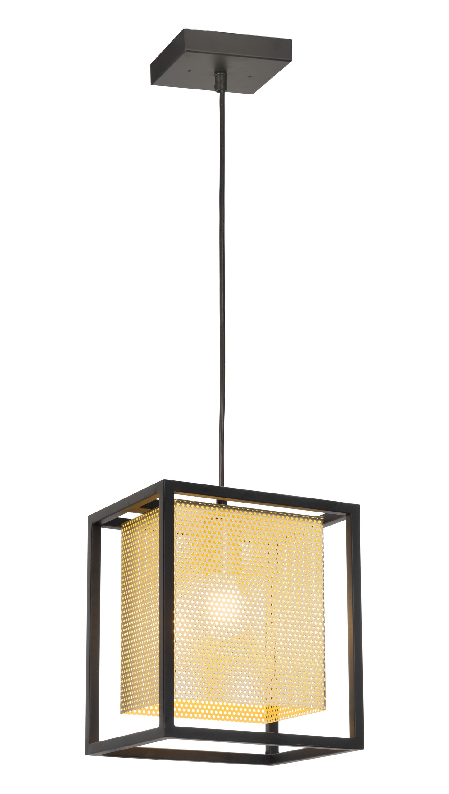 Yves Ceiling Lamp Gold & Black